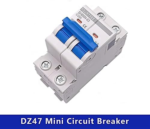 Халон 1pcs 2 Пол 400V ~ CTYPE MINI CIRCUIT CUTOUT MINIATURE AIL SWITCH AIM MOCB MONTING 36MM DIN RAIL