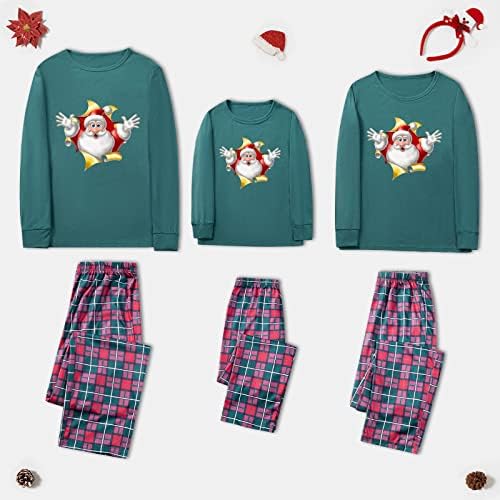 И Божиќни пижами за семејни што одговараат на семејни пижами сетови за Божиќни семејни пижами поставени лето