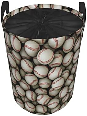 Возукија Бејзбол Кошница за Перење 3д Рендерирање На Бејзбол Полнење Слика Спортска Опрема Тема Врвка Водоотпорна Тркалезна Склопувачка