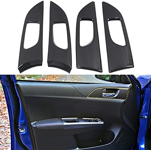 Itrims за Subaru WRX/STI Crosstrek 2008-2014 додатоци за автомобили Декорација на внатрешни стилови на телото на телото на телото трим 12 парчиња апс јаглеродни влакна
