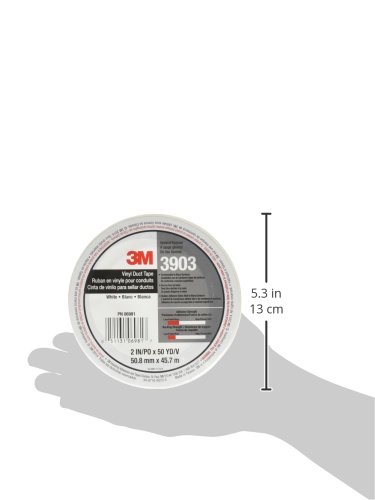 3M T9873903W 2 x 50 yds. Бела лента за винил канал 3903, една големина