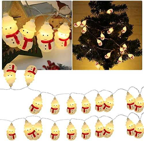 Божиќни светла за снежни светла предводени низа декоративни светла Декоративни жици на Снежен човек на Снежан