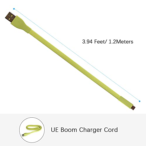 ЗАМЕНА НА КАБЕЛОТ QJYTH За UE Boom Полнач, 1,2 m USB Кабел За Полнење Компатибилен Со Logitech Ultimate Ues Wonderboom/UE Boom/Megaboom/Mega