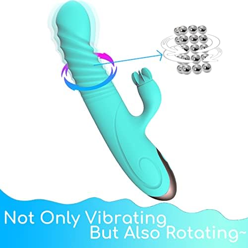 Зајак вибратор g место дилдо за жени, нови анални стимулаторски сексуални играчки за жени задоволство 8 режими на вибрации со моќен