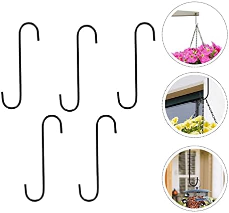 Држач за прибор за хемотон 5 парчиња за растителни закачалки за држачи за држачи за заградување на отворено висечки држачи за облик на облик