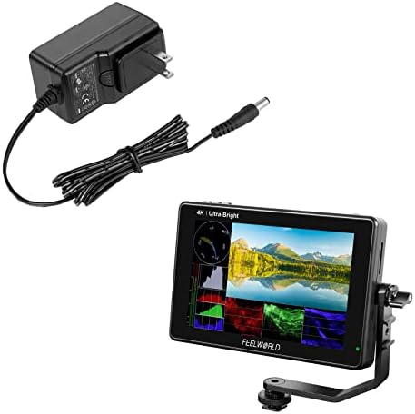Адаптер за напојување на FeelWorld 12V 3A и полето LUT7 PRO Camera DSLR Monitor Monitor