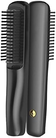 XWWDP Електрична коса зацрвнувач чешел за жени Брзо загревање негативна јонска четка рачно USB полнење добро зацрвстување на косата