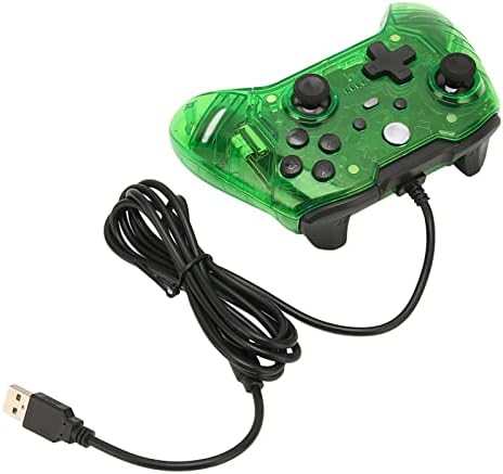 Жичен Контролер За Xbox, Gaming Контролер Gamepad Со Двојна Вибрации Турбо, Транспарентен Школка Gamepad Џојстик За Xbox КОМПЈУТЕР