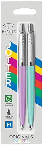 Паркер athотер Оригиналс Колекција со пастел на пенкало | Нане и виолетова 50 -тина завршна завршница | Средна точка | Сино