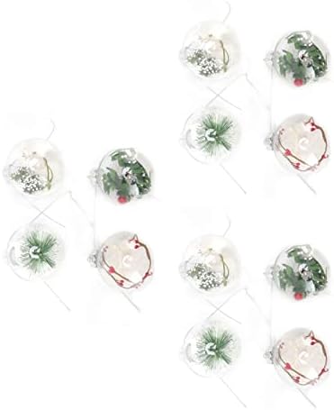 божиќни висечки украси,украси за новогодишна елка,божиќни топчиња, 12 парчиња Божиќна Декорација Топка Иновативна Изработка