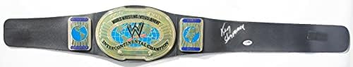 Кен Шамрок го потпиша WWE Интерконтиненталниот шампион Детска играчка појас PSA/DNA UFC - Автограмирани UFC разни производи