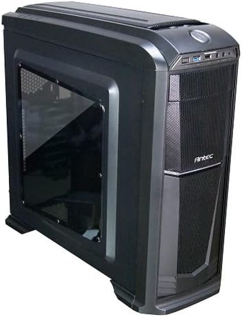 Антек GX330 Прозорец Издание Миди-Кула Компјутер Случај-Црна