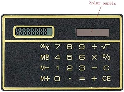 ИФКХДД 8 Цифрен Ултра Тенок Калкулатор За Соларна Енергија Со Дизајн На Кредитна Картичка Со Екран На Допир Пренослив Мини Калкулатор