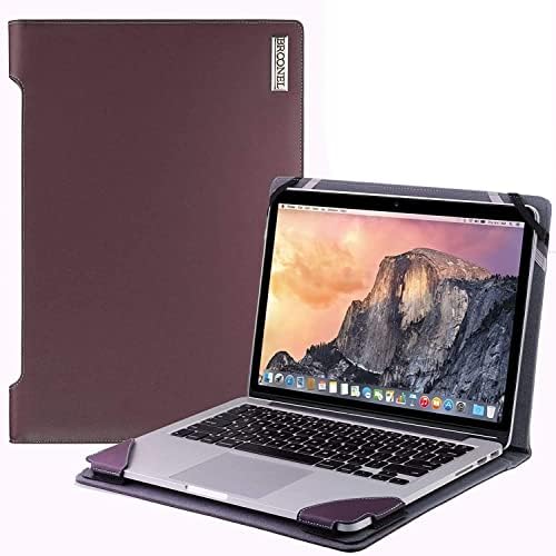 Брунел-Профил Серија - Виолетова Кожа Лаптоп Случај Компатибилен Со Acer Chromebook CB314-1H-P9X6 Лаптоп 14