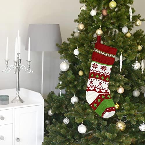 Центар за одмор во живо Божиќно порибување Големи Божиќни чорапи Декорација Дедо Мраз Снежаман ирваси порибување Божиќни украси