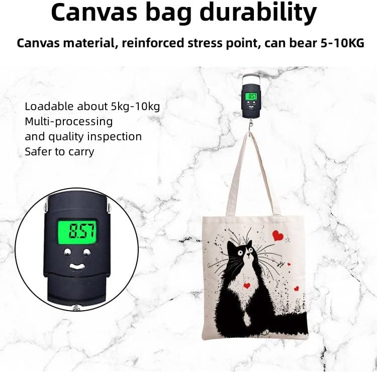 Шарена торба со тота на платно, со печатена шема за дизајн за жени за купување, торбичка за тотали за еднократна употреба, торба за
