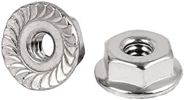 AEXIT 6-32 304 нокти, завртки и сврзувачки елементи не'рѓосувачки челик засилена прирабница хексадецимална завртка за заклучување
