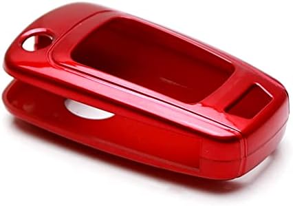 IJDMToy Точно вклопување сјајно црвено паметно копче FOB SHELL COVER Компатибилен со Chevy Camaro Cruze Malibu SS Spark Volt, компатибилен