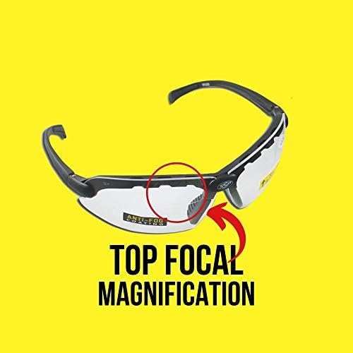 Леќи за замена на очите на SSP за очила за тактичка тактичка тактичка безбедност, кристално чисти, 1,50