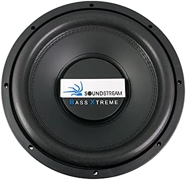 SoundStream BXW-124 Bass Xtreme 2400 Watt 12-инчен дво-инчен дво-4-4-сабвуфер аудио под-звучник, црна боја, црна