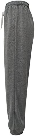 Bvofar жени панталони со џебови со високи половини широки нозе карго пантолони јога каприс лежерни хеланки на одблесоци