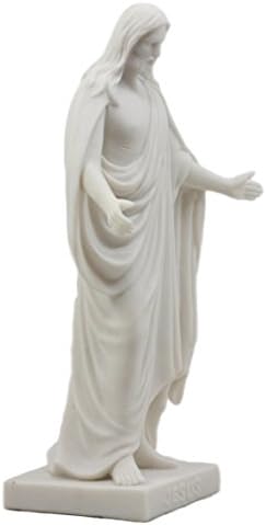 Подарок за еброс Торвалдсен Христос Конзолатор статуа 8 H Копенхаген музеј репродукција на Исус Христос со фигура на отворени раце