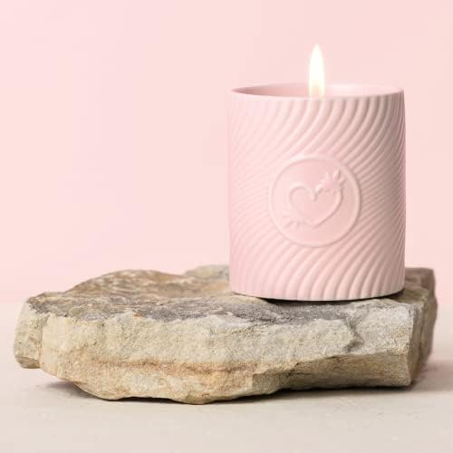Сензуална свеќа со сензуална масажа - луксузна, свеќа за масажа базирана на соја со масло од кокос - свеќа за природна масажа направена