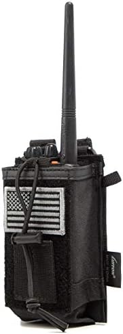 Тактички носител на радио, радио кутија Мол, радио футрола, воена радија торбичка со тешки радија за два начина walkie talkies прилагодливо
