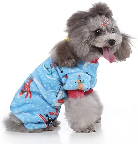 Xiaoyu миленичиња зимска облека Забава куче скијање шема за кучиња пижами мачки скокови