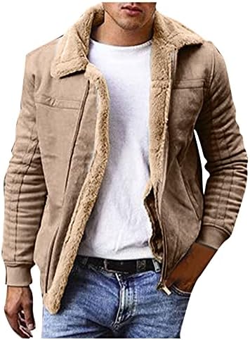 Xxbr меки палто за мажи, патент-вртеж јака тенок вклопува волна палта есен зимски топло обични јакни надворешна облека
