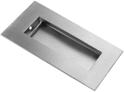 X-gree 4-инчен x 2-инчен вдлабнатина рачка на вратата на вратата Повлечете ја 304 не'рѓосувачки челик 2 парчиња (4 пулгада x 2 Pulgadas