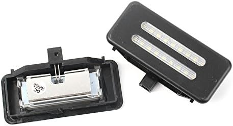 Внатрешен автомобил Mallofusa LED Vanity Mirror Lights Sun visor ламби замена 18-LED светла компатибилни за BMW E60 E61 E90 E91 E92