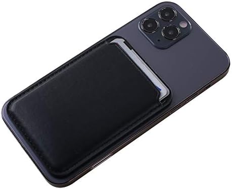 Евтин држач за кожни картички во недела за назад на телефонот компатибилен со iPhone 12/Mini/Pro/Pro Max, Magsafe Магнетски телефонски