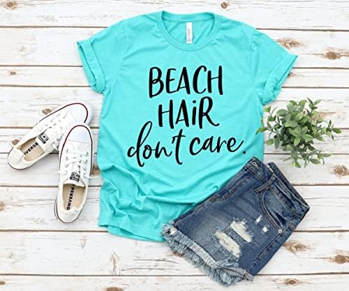 Смешна коса на плажа, не ми е грижа кошула, плажа понуда за авантуристички кошула подарок за летен одмор