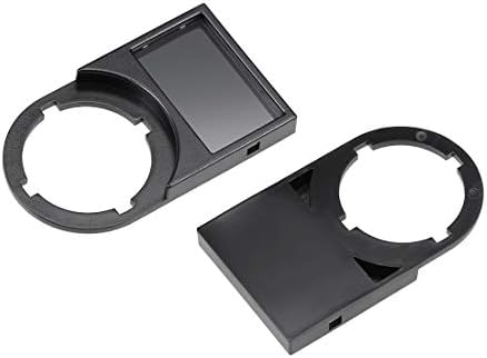 UXCELL 10PCS 22 mm со дијаметар на црна пластична завртка за копче за влечење на таблата за прашина