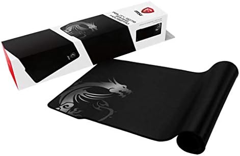 MSI Agility GD70 Premium Gaming Gaming Pad, XXL широка проширена големина, мазна свилена ткаенина, анти-лизгање природна гума база, 36 ”x 16”