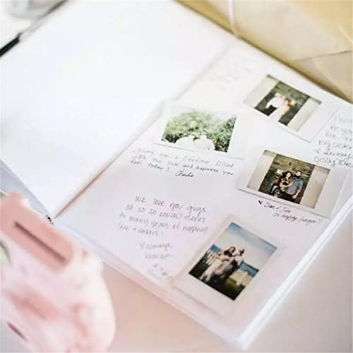 Н/А алтернативи за книги за гости за венчавки, персонализиран бел книга за гости, албум за венчавки, дрво за печатење на дрво за