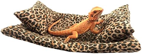 Goowell брада змеј хамак гуштер од гуштер лепил кревет со перница гуштер живеалиште меко и топло сет за вреќи за спиење на мали животни