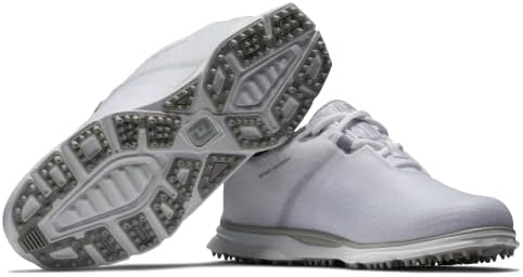 Footjoy Women's Pro | SL Sport Golf Shoe, бело/светло сиво, 8