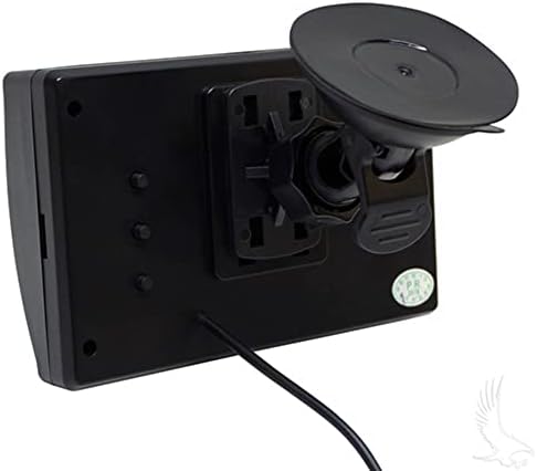 Red Hawk ACC-0205 Пакет за камера за репродукција за LSV, Flush Mount Camera и 4,3 Dash Mount Display Charts Golf Carts