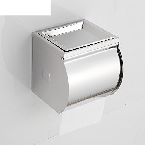 Држач за Ролна За тоалет,кутија за тоалетно ткиво од нерѓосувачки челик, водоотпорна кутија за тоалетна хартија
