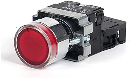CEKGDB 22 mm Моментарна XB2-BW3361 Прекинувач на копчето за тркалезно копче со LED/NEON LIGHT 1NO 24V/AC220V/AC380V