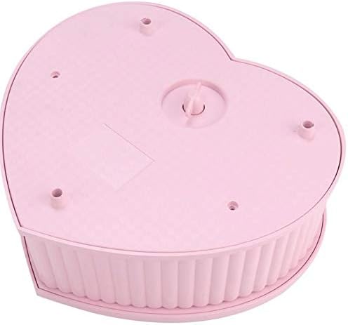 Ylyajy розова балетска кутија за накит музичка кутија праска праска во форма на накит во форма на накит девојче подарок подарок