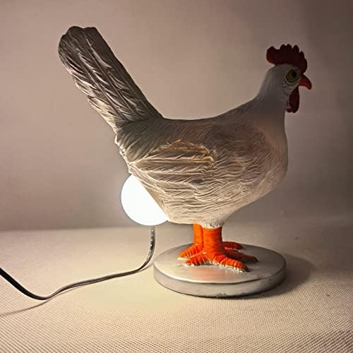 Бодено оваа ламба за пилешко јајце постои, и ние смешно го сакаме, смешна декоративна декоративна петел за петел, персонализирана