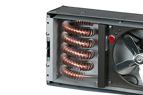 TPI E4315TRP серија 4300 вентилатор со низок профил присилен wallиден грејач со wallидна кутија, стандарден модел, единечен пол -вграден термостат, 1500 W, 12,5 засилувачи, слонова ?
