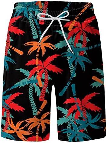 XXBR машки хавајски плажа шорцеви летни смешни овошја графички печатени табли со шорцеви обични пливање стебла со лагер за мрежи