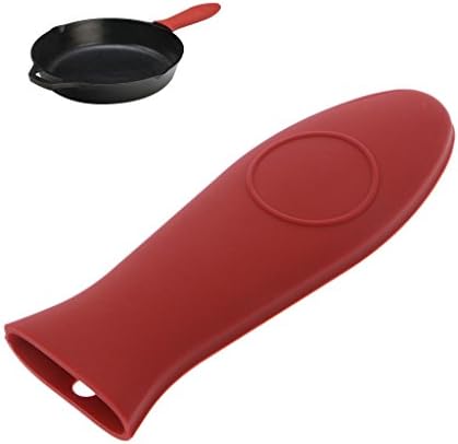 Simplelif Silicone Hot Hoter Harder Lodge Lodge Pot ракав Ashh Cover Grip за кујнска тава за држење