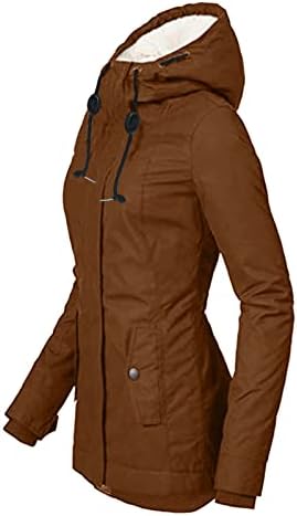 Јакни за жени плус големина зимска палто за женски јакна дебела надворешна облека кадифен качулка со топол ров
