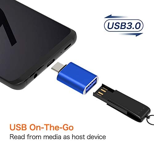JXMOX USB C ДО USB Адаптер [2-Пакет], Thunderbolt 3 ДО USB 3.0 Otg Адаптер Компатибилен MacBook Pro,Chromebook, Pixelbook, Microsoft Surface
