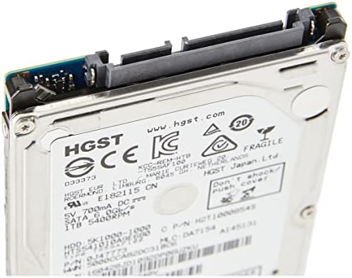 HGST TravelStar 2,5-инчен 1TB 5400RPM SATA 6GBPS 8MB кеш внатрешен хард диск